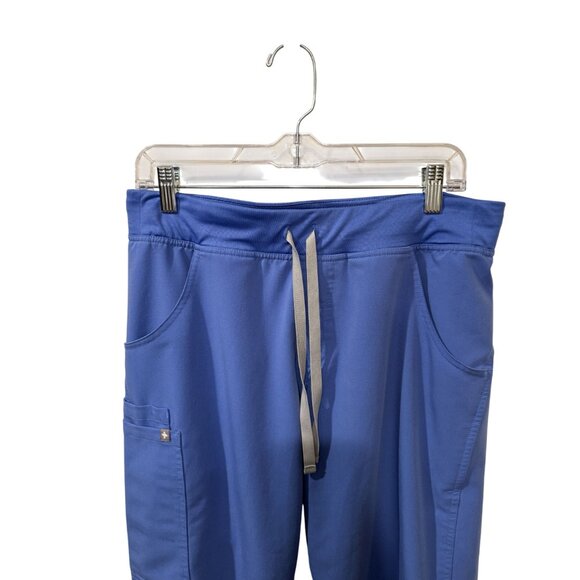 Figs scrub set Catarina top Women’s Cade Cargo Drawstring Pants medium blue - Picture 7 of 8